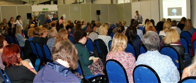 seminar at a kidz exhibition