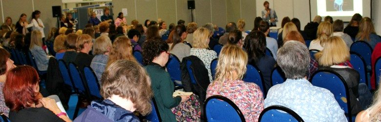 seminar at a kidz exhibition