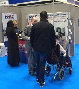 PHVC Stand - people visiting