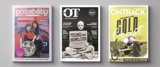 posability magazine - ot magazine - ontrack front covers
