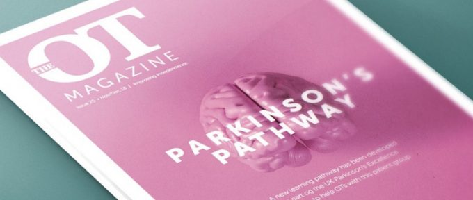 OT magazine cover with parkinsons pathways