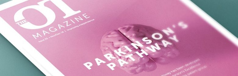 OT magazine cover with parkinsons pathways