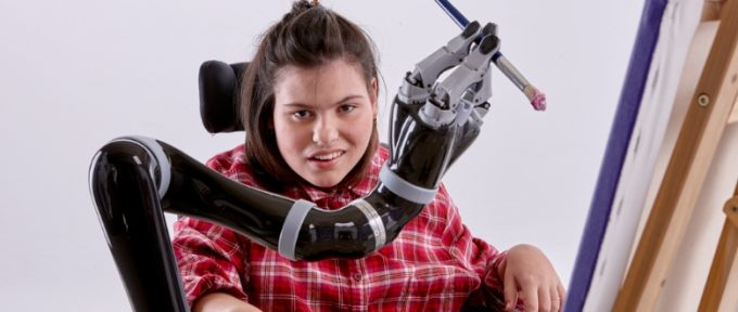 young girl using rahana life equipment
