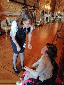 summer with a member of staff