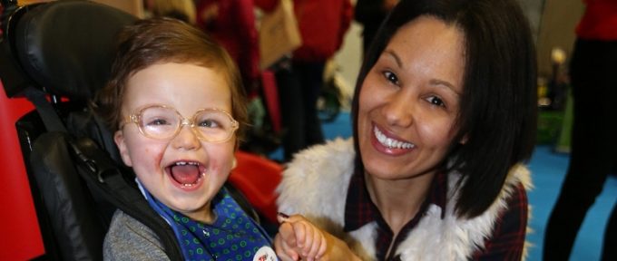 children and carer close up
