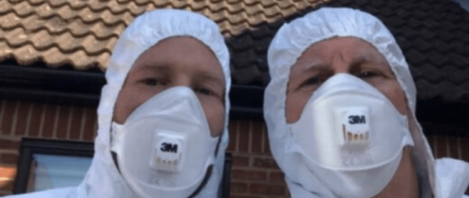 two theraposture staff wearing face masks