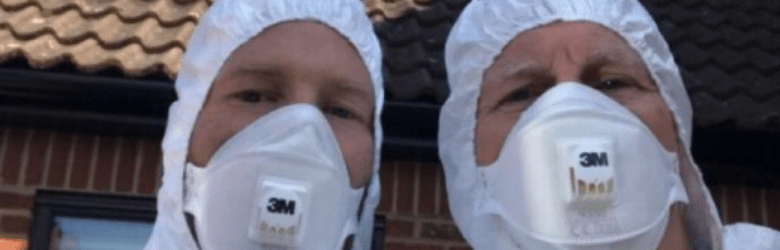 two theraposture staff wearing face masks