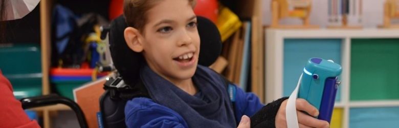 young boy smiling