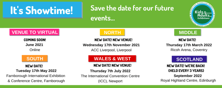 featured image kidz dates for your diary 2021-22